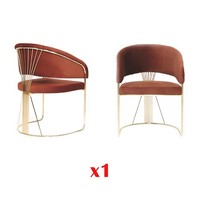 Esszimmer Edelstahl 1X Stuhl Lederstuhl Design Polster Stuhl StüHle Sitz Lehn