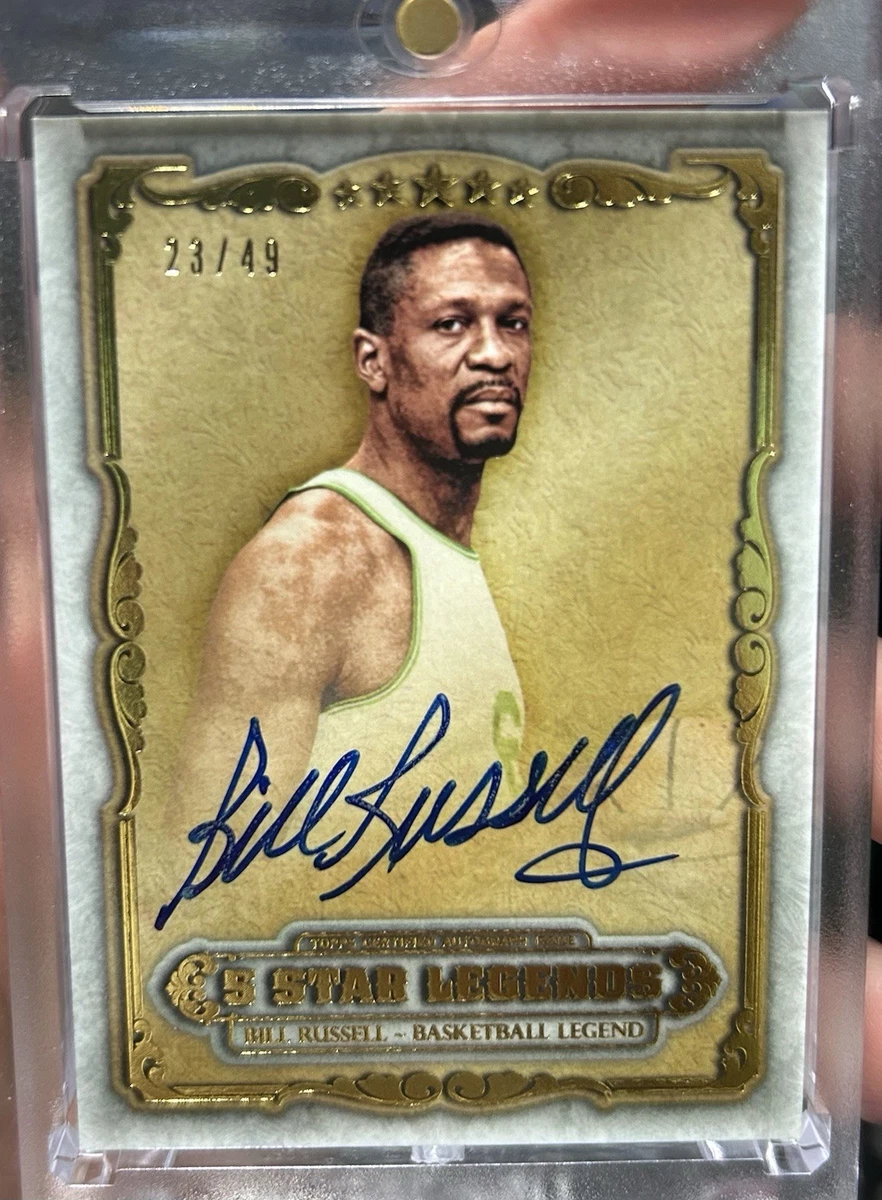 Bill Russell Basketball Serial Numbered Sports Trading Cards