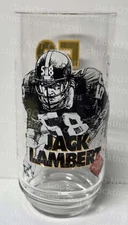 STEELER Jack Lambert Eat'n Park 12oz 1996 Glass NEW from Case