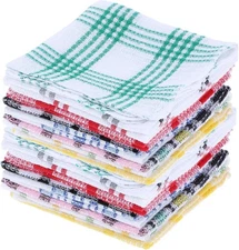 20 Pieces Kitchen Dish Cloths for Washing 12 x 12 inch/ 30 x 30 cm, Colorful 