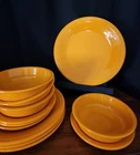 Fiestaware Butterscotch Classic Rim 3 Pc  Dinner Set