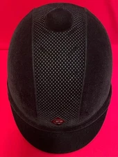 Ayr8 Classic Equestrian Helmet by Charles Owen Navy  Blue Velvet Size M/R  7/57