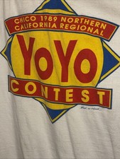 CHICO 1989 NORTHERN CALIFORNIA REGINAL YOYO CONTEST T-SHIRT