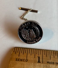 Original NASA Apollo 12 Launch Team Member Pin in Original Snap Case