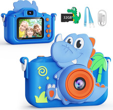Kids Camera Toy Digital Camera for Kids, Dinosaurs Birthday Gifts for Boys Age 3