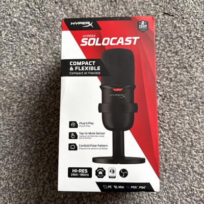 HyperX SoloCast - USB Kondensator Gaming Mikrofon, für PC, PS4 und Mac