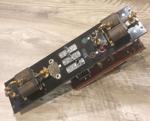 Telegraph Repeat Relay Denver Burglar Alarm Co. Local Circuit Panel Board Switch - Zdjęcie 2 z 21