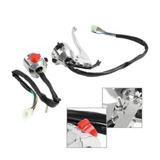 Fit for Honda CB125S 1973-1976 CT90 XL350 7/8" Handlebar Lever Switch Set