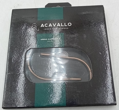 Acavallo Brown 20mm Arena Aluplus 2.0 Practice Spurs