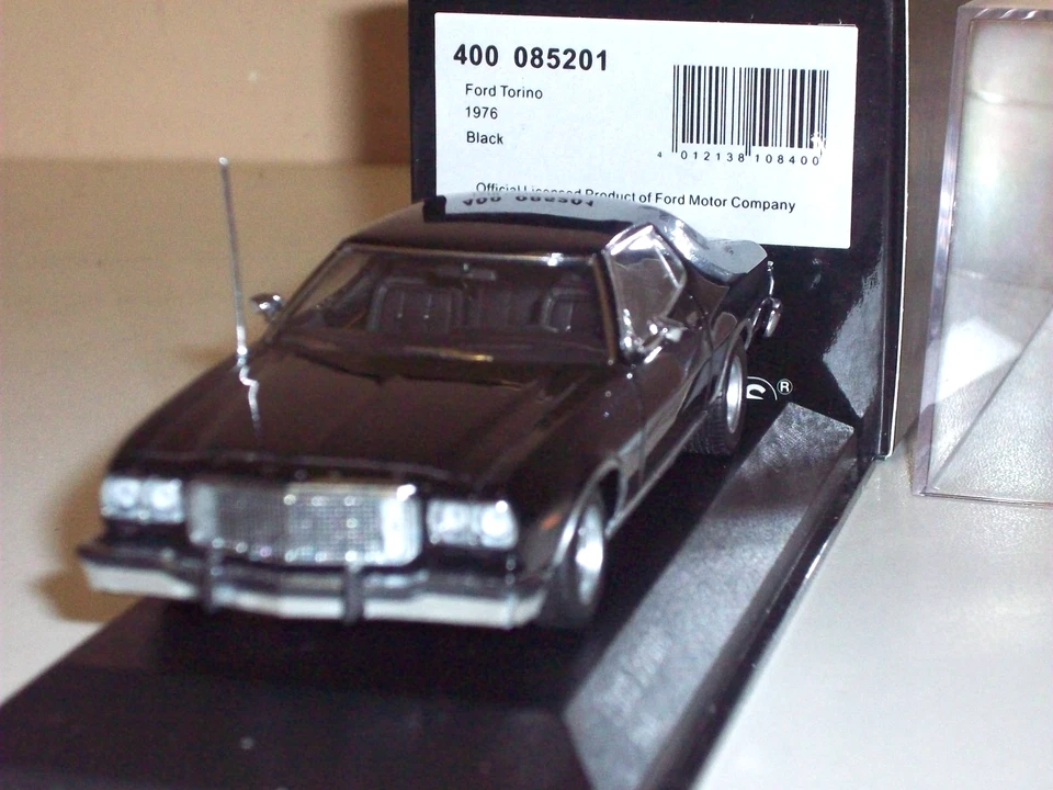 Minichamps 1/43 FORD TORINO 1976 Black/Nero 400085201 Limited Edition 2016 pcs - Immagine 3 di 4