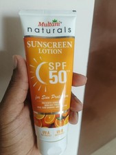 Natural Men Women Sunscreen Lotion SPF 50 PA   Brightening  Moisturizing 