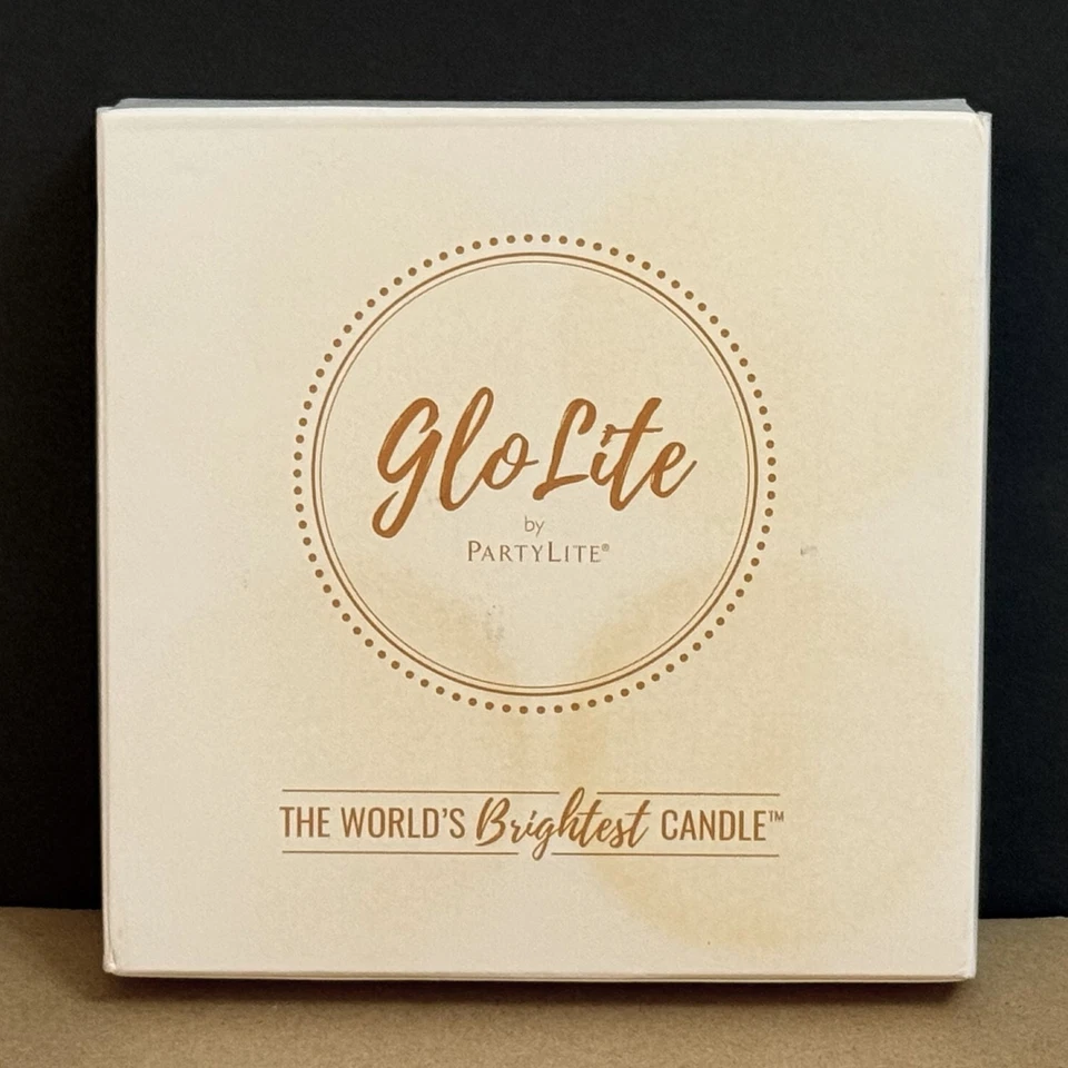 PartyLite GloLite WILD LEMONGRASS CITRONELLA Large TEALIGHT CANDLES Box of 4 - Image 2 of 4