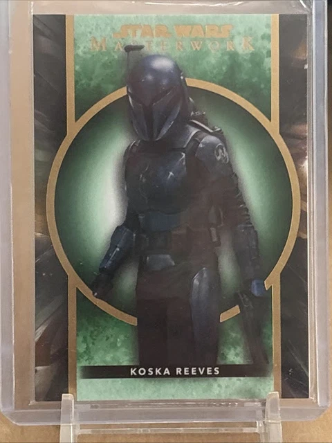 2022 Koska Reeves /99 NUMBERED CARD GREEN Topps Star Wars Masterwork