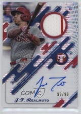 2025 Topps Pristine Pieces Relic Auto Refractor 99/99 JT Realmuto #PPAR-JR