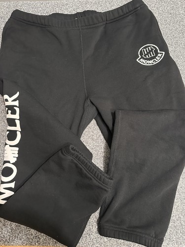 Moncler Genius 2 Moncler 1952 x Undefeated Printed Sweat Pant Black XL RARE