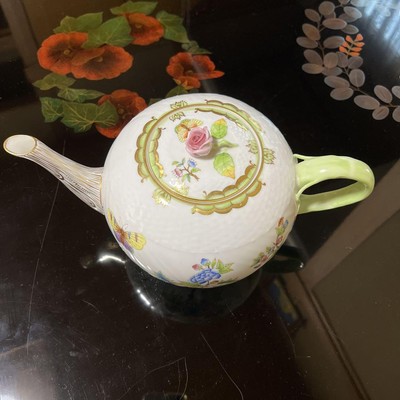 Herend Victoria Bouquet Teapot