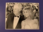 Jane Fonda and Ted Turner, rare promotional press photo from 1990