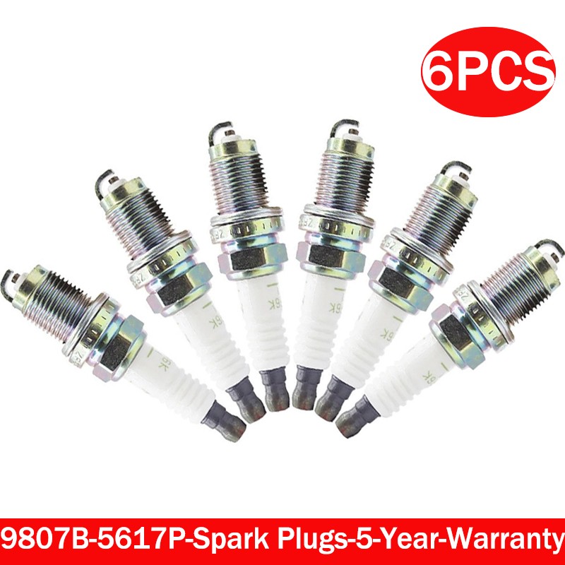 6x Spark Plugs For Honda ZFR6K-11 9807B-5617P New Iridium