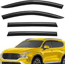 Extra Durable Window Deflectors Tape-On Window Visors Rain Guards Fit for