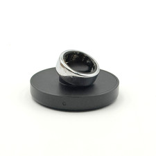 Oura Ring Gen 3 Horizon - Titanium - Size 06 - Silver - HEAVILY SCRATCHED 