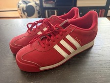 Red/white adidas samoa mens 9.5 Excellent
