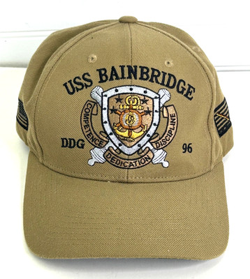 US Navy USS Bainbridge DDG-96 Ball Cap