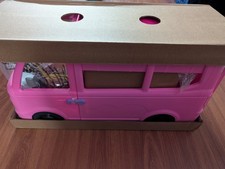 Barbie Dream Camper Playset w/ Roof Tent Van Car  (Read description)