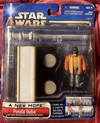 PONDA BABA Mos Eisley Cantina Bar Star Wars A New Hope Hasbro 2002 NIP