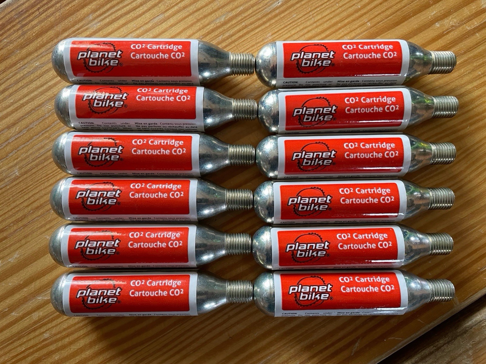 Planet Bike 12g Threaded Co2 Cartridges Qty 12