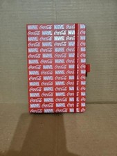 Coca-Cola MARVEL Notebook Journal with Elastic Closure NEW Colabration