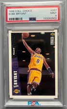 1996 Upper Deck Kobe Bryant Collector's Choice RC Rookie Card PSA 9 Mint. rookie card picture
