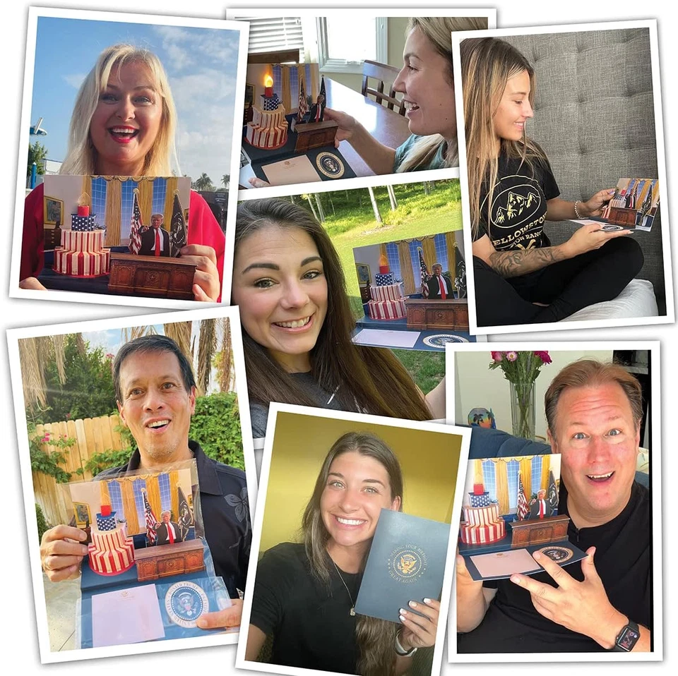 OUR FRIENDLY FOREST Pop up Birthday Card with Light & Sound Features Real Donald - Image 2 of 4