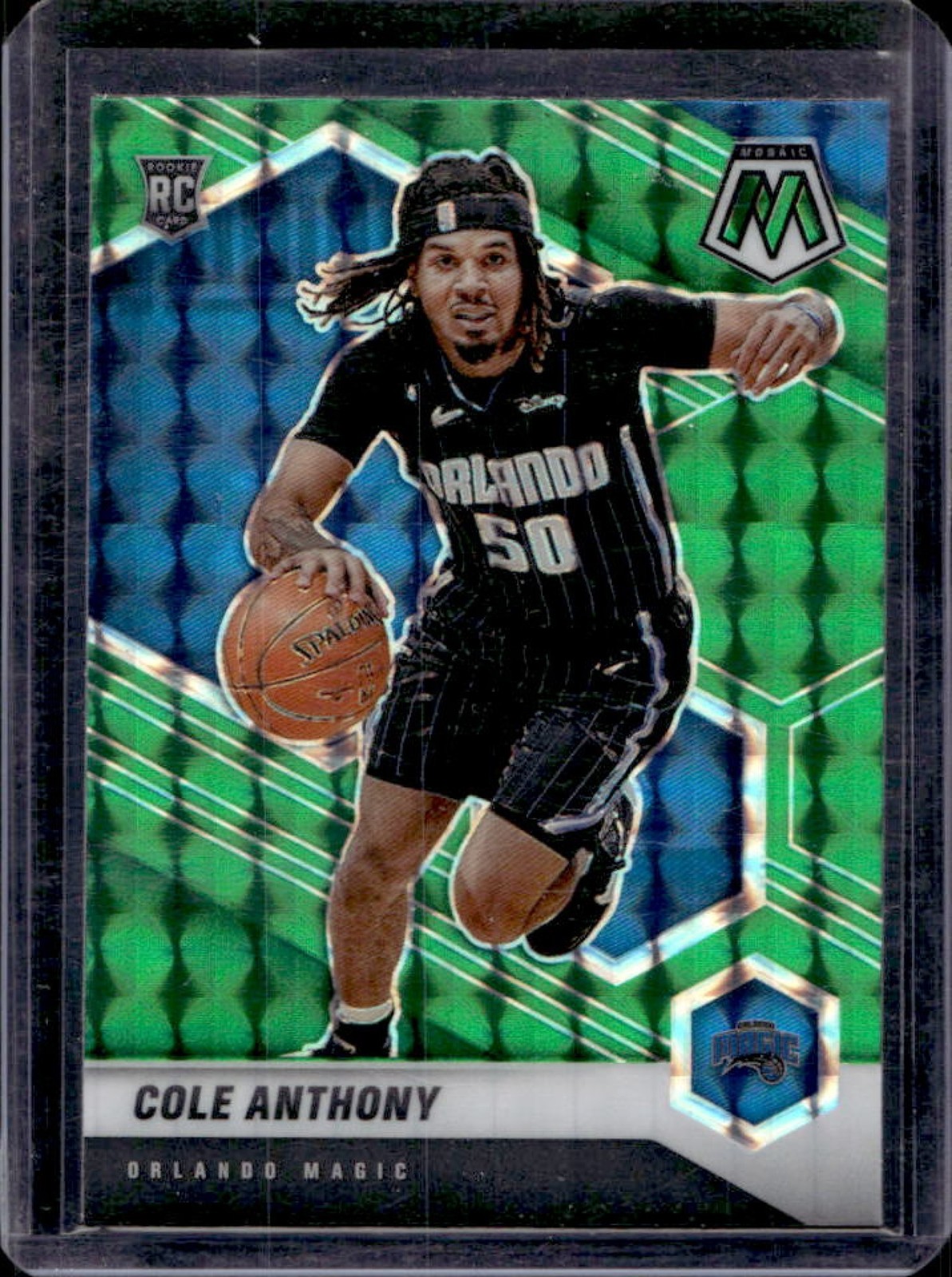 2020-21 Mosaic Cole Anthony RC Green Rookie #207 Magic
