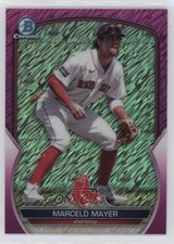 2023 Bowman Chrome Prospects Fuchsia Shimmer Refractor 86/199 Marcelo Mayer 2s2