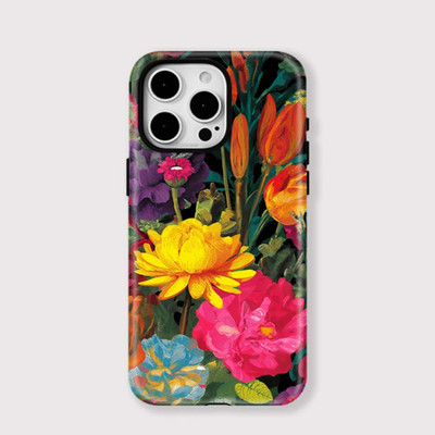Helle Lotusblüte bunte Blüte Kunst iPhone 17 16 15 14 13 12 11 Pro Max Hülle
