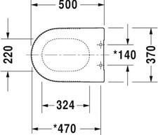 Duravit Various series Toilet Seat 0063320000...