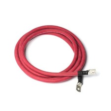 Spartan Power 20 Foot 2 AWG Red SpartanFlex Battery Cable with 5/16" Ring Ter...