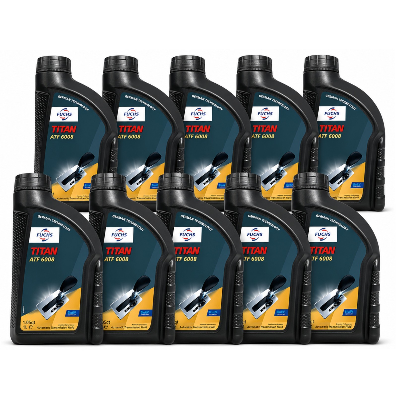 Fuchs Titan ATF 6008 Automatic Transmission Fluid For ZF BMW Mercedes JLR VW 10L