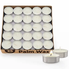 Tea Light Candles Bulk Pack 4.5 hours Burn White Unscented
