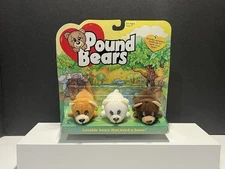 NEW Vintage 1997 • Galoob Pound Bears from the Pound Puppies  Family • NIB