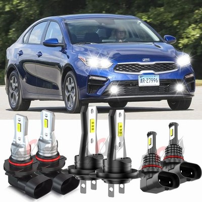LED faro de luz baja alta+bombillas antiniebla kit para for KIA FORTE 2019-2020