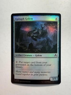 Epitaph Golem 262 MTG Innistrad Remastered Foil