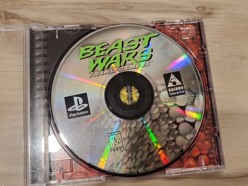 Beast Wars Transformers Sony PlayStation 1 PS1 1997 Tested Hasbro NO MANUAL