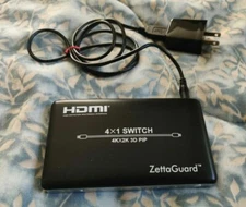 Zettaguard 4K x 2K 4 Port 4 x 1 HDMI Switch