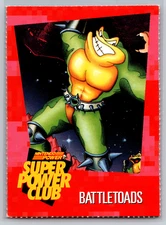 Battletoads Nintendo Super Power Club Magazine Card #21 Perforated