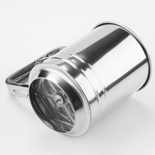 Mesh Flour Sifter Baking Icing Sieve Strainer Cup Sugar Shaker Stainless Steel - Picture 11 of 16