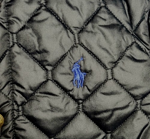 $125 Polo RALPH LAUREN Girls Boys 6 Diamond Quilted JACKET Black Puffer COAT NEW - Picture 13 of 24