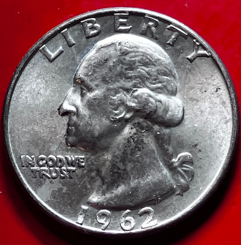 1962-P Washington Quarter - UNC - 90% Silver You Grade - Picture 4 of 9