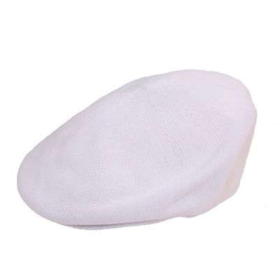 Weiße Flatcap Bowling Golf Cricket Mütze  