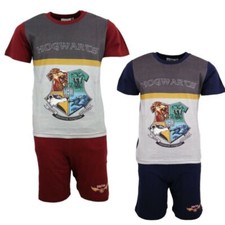 Harry Potter Hogwarts School niños pijama manga corta 116-164